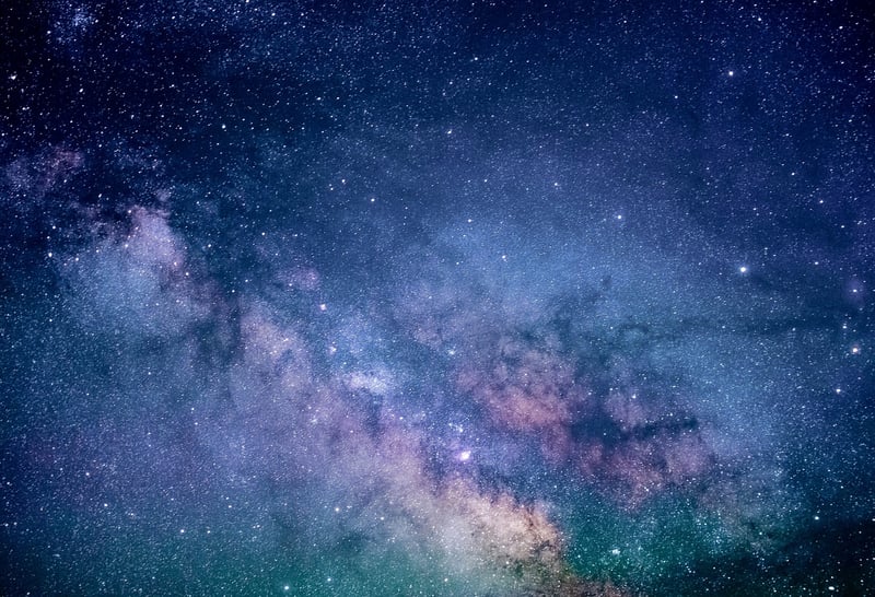 Galaxy in space